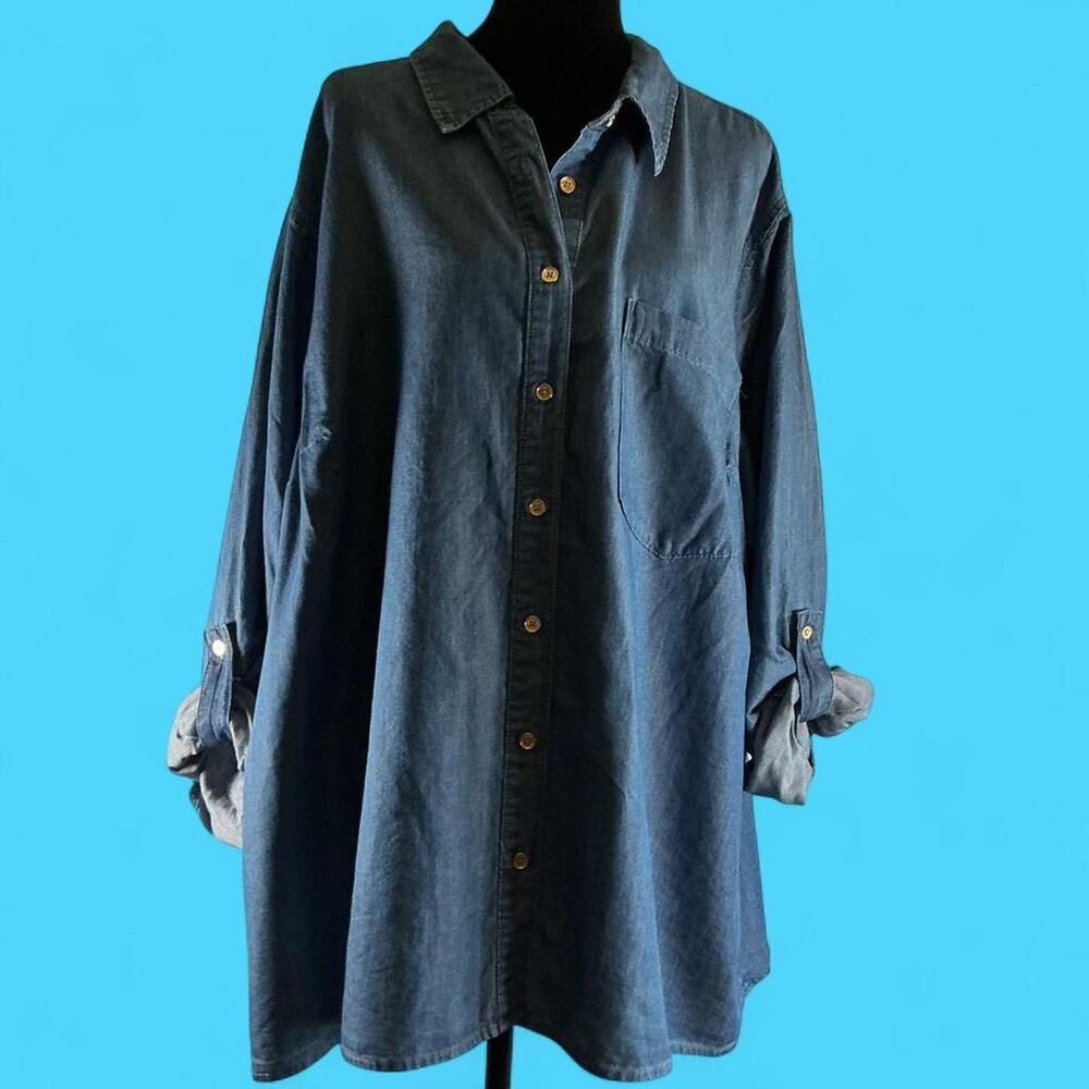 Nwt michael kors chambray button up